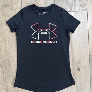 Under Armour Black & Pink Dri-Fit Shirt